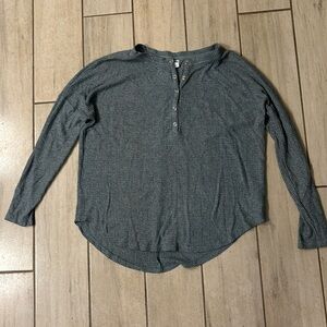 Blue-Gray Henley Top from Old Navy